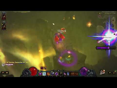 D3 26Sept2023 NA- Season 29 Two Wizards GR 125 #3)- Friend gives Fire Elemental Trifecta Necklace