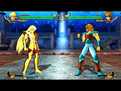 Virgo Shaka (Gold Cloth) Vs Leo Aiolia (Training Outfit)- Saint Seiya: Soldiers' Soul