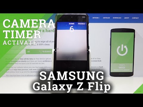 How to Activate Camera Timer in SAMSUNG Galaxy Z Flip – Camera Countdown
