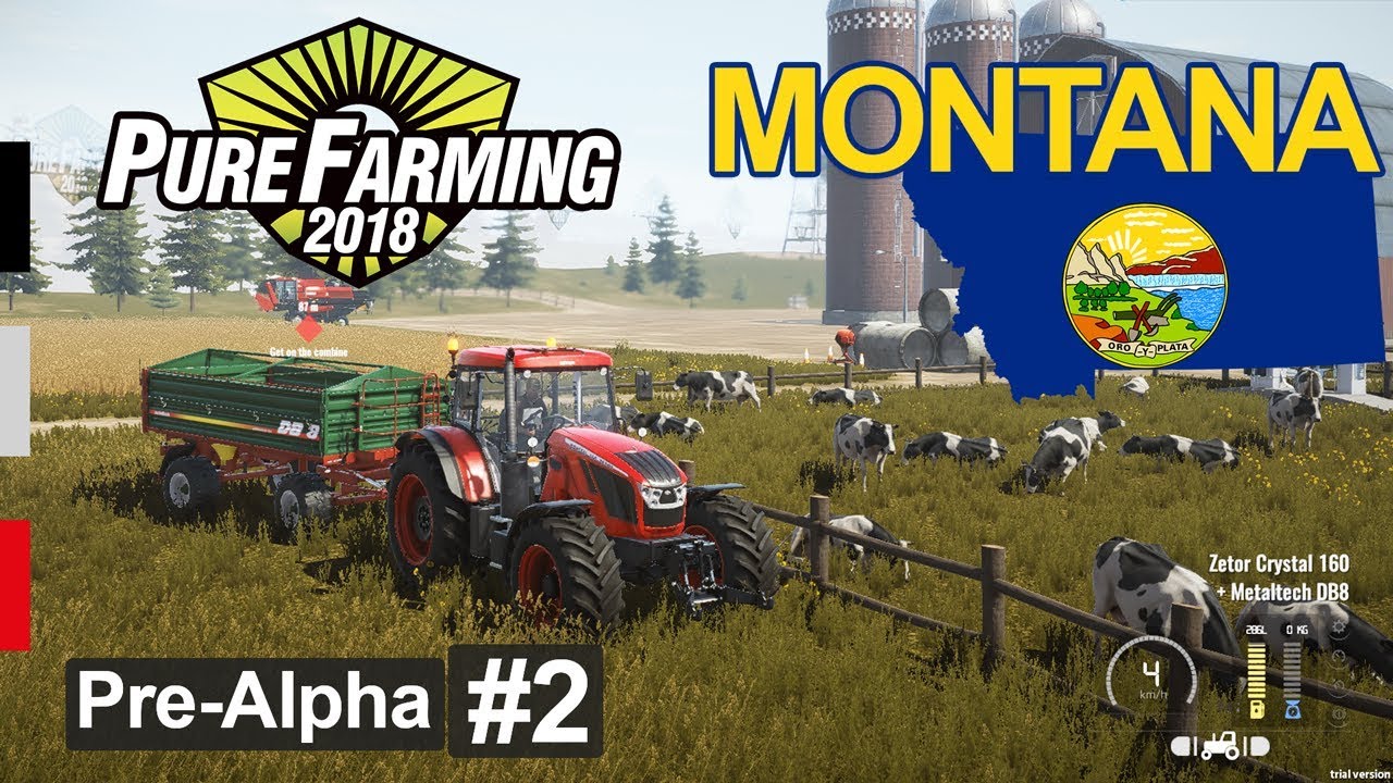 Pure Farming 2018 Oynuyoruz! - ABD Montana Çiftliği (Pre-Alpha) #2