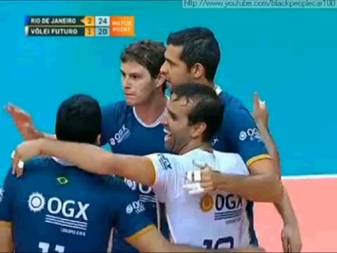 Superliga Masculina de Volei 2012/2013 - RJX Rio de Janeiro 3 x 1 Vôlei Futuro