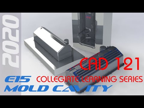 E15 SolidWorks 2020 - Mold Cavity - Old Method (Part 2 of 2)