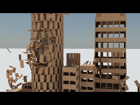 Keva Planks City - 3DSMAX # over 9000 planks [HD] part-3
