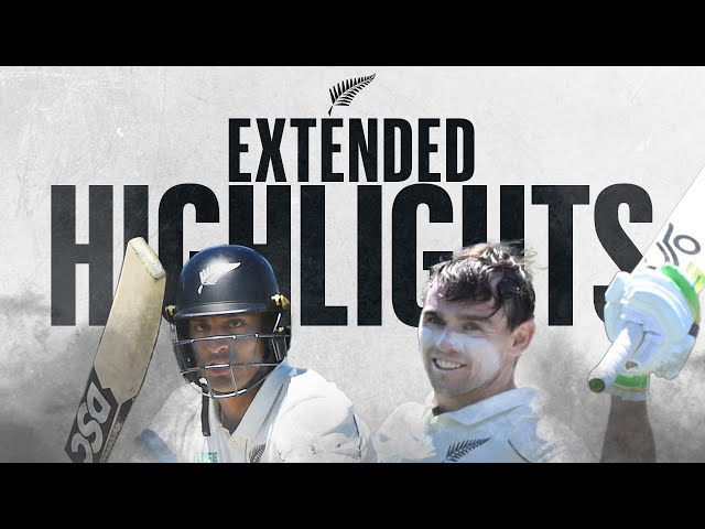 Rachin Ravindra & Latham Both Hit 💯 | Extended Highlights | New Zealand v West Indies 1st Test Day 3
