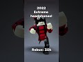 My Roblox Avatar Evolution
