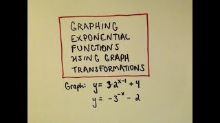Graphing Exponential Functions w/ Graph Transformations