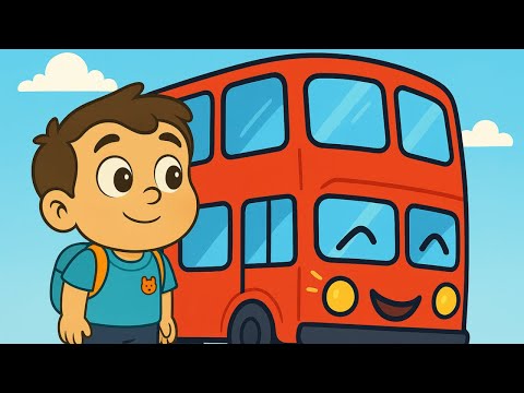 🚌 Тркалата на автобусот (Wheels on the Bus) | детски песни