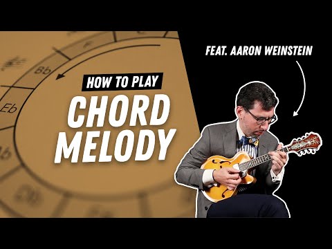 Aaron Weinstein Teaches Jazz Mandolin Chord Melody