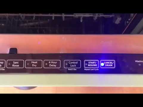 Winterizing Dishwasher
