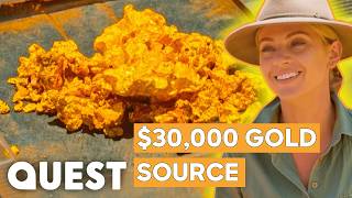 Download lagu Jacqui & Andrew's $30,000 Gold Haul Reveals The Source Of Gold On Remote Claim | Aussie Gold Hunters mp3