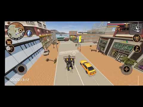 VEGAS CRIME SIMULATOR COPS VS TRANSFORMER ROBOT 🤖 #Shorts