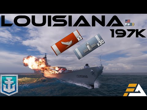 LOUISIANA | American Tier X Hybrid Battleship-Carrier | World of Warships