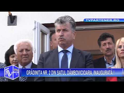 Partener TV. GRĂDINIŢA NR  2 DIN SATUL DÂMBOVICIOARA, INAUGURATĂ !