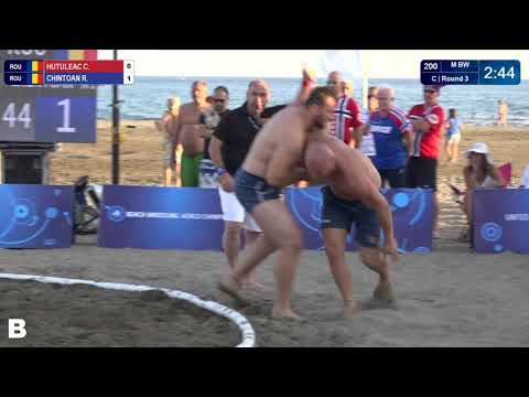 Round 3 Men's BW - +90 kg: C. HUTULEAC (ROU) v. R. CHINTOAN (ROU)