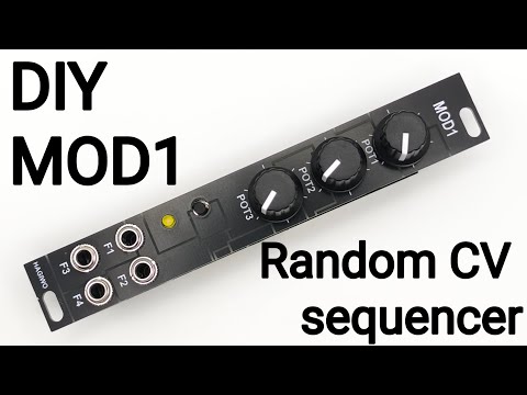 DIY eurorack modular synth | MOD1 Random CV sequencer : Arduino based general-purpose CV/Gate module