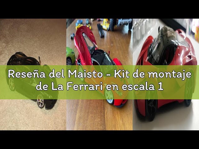 Vídeo relacionado con Maisto - Kit de montaje de La Ferrari en escala 1/24 (39129) , color/modelo surtido