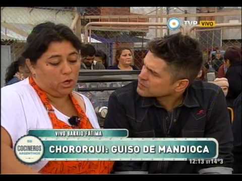 Chororqui, guiso de mandioca