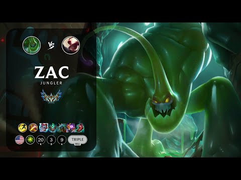 Zac Jungle vs Lee Sin - NA Challenger Patch 14.6