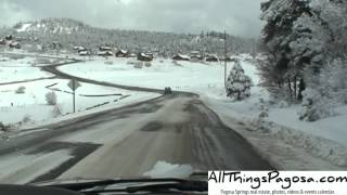preview picture of video 'Driving Pagosa Springs: N. Pagosa From Antelope North to Capitan'