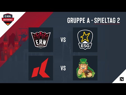 ERN vs ESG & Kolossus vs Topf Voll Otter | ESL Meisterschaft Spieltag 2 Gruppe A | !bracket