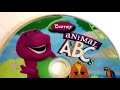 Barney Animal ABCs Video Barney Friend DVD Collection Display