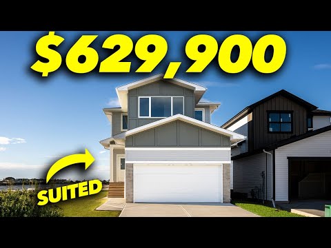 Tour a $629,900 NEW Legally SUITED Home in Lethbridge Alberta