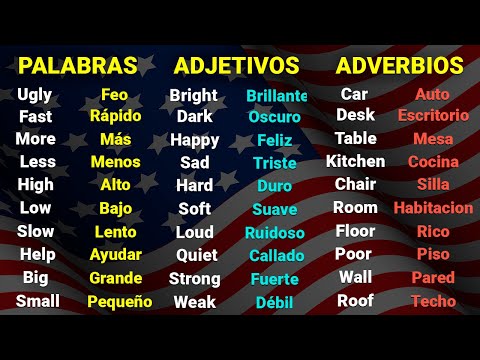 🧠✨ LECCION DE INGLES: 100 Verbos  - 100 Adjetivos - 100 Adverbios 📚  | Domina Y Aprende Inglés ✅🧠