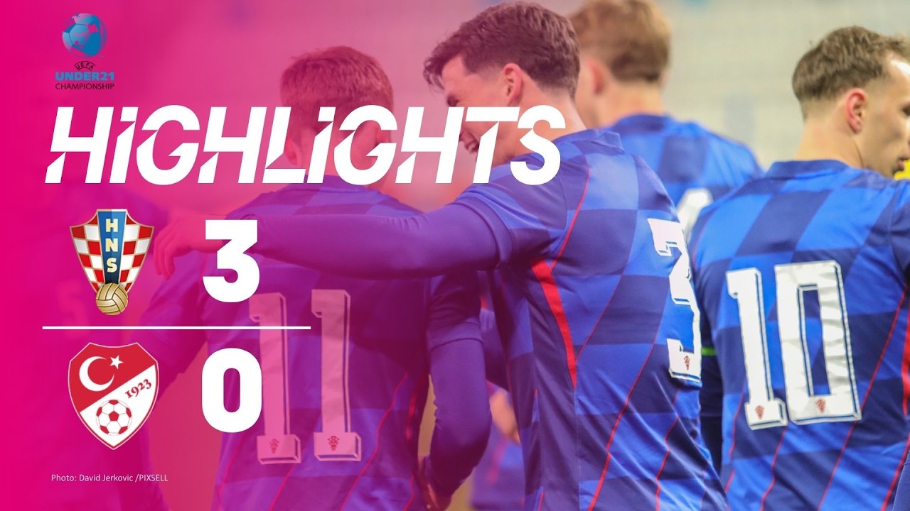 Croatia U21 vs Türkiye U21 Highlights