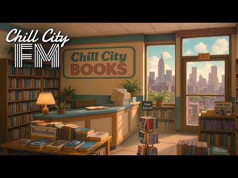 📚 Back to the Bookstore | Cozy Nostalgic 80s & 90s Bookstore Ambiance | Chill Lofi Synthwave Vibes
