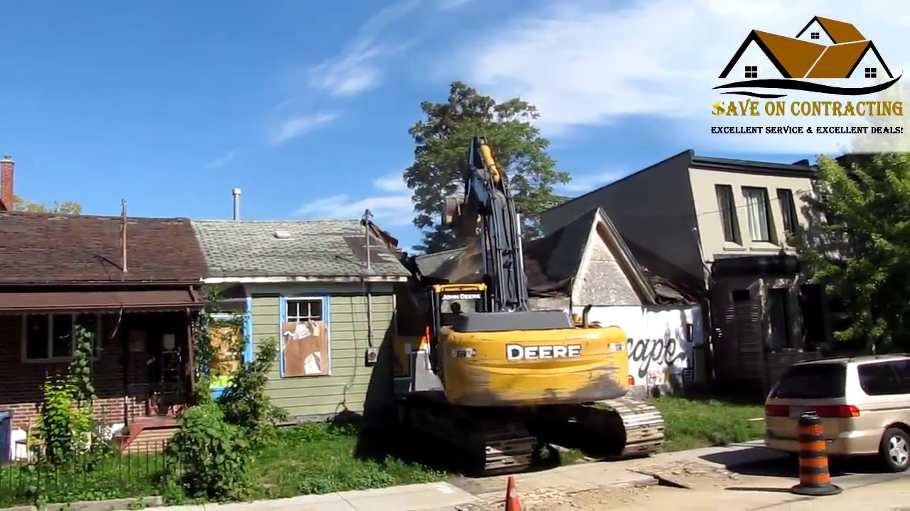 Construction of four semi detached homes in Toronto - Demolition of existing home