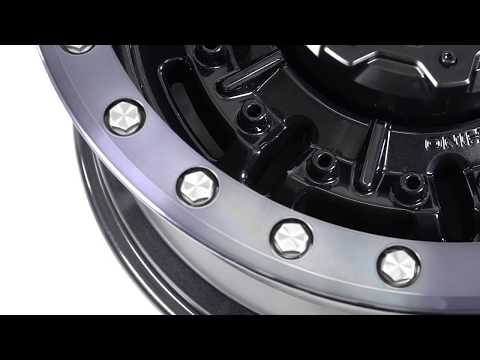 Black Rhino Truck Wheels - Abrams in Gun Black w/ Machined Dark Tint Lip