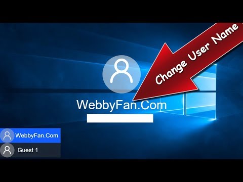 How to Change Your Account Name on Windows 10 | Change User Name of Account in Windows 10