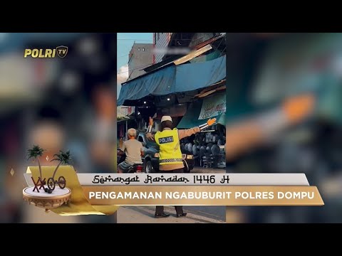 PENGAMANAN NGABUBURIT POLRES DOMPU