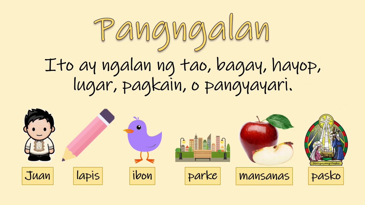 Filipino - Pangngalan