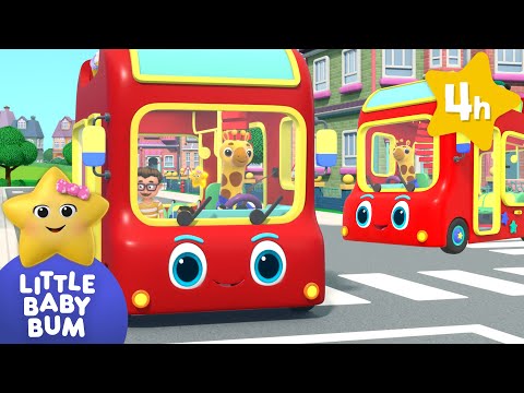 FOUR HOURS of Baby Songs |  Wheels Go Round and Round | Little Baby Bum Nursery Rhymes | Baby TV
