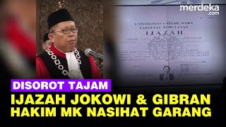 Download lagu [FULL] Garang Hakim MK Singgung Polemik Ijazah Jokowi & Gibran, Beri Nasihat Tajam di Sidang mp3