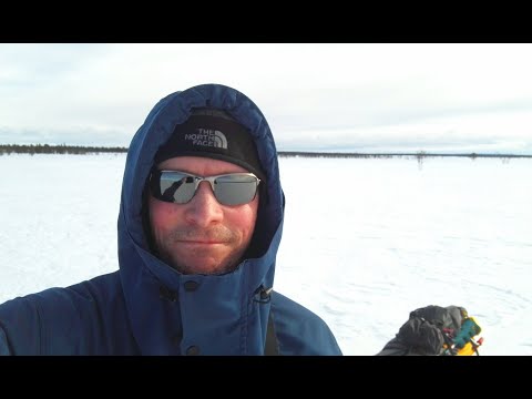 Hiihtovaellus Lemmenjoen kansallispuisto maaliskuu 2020. Winter hiking Lapland.