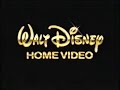 Gold Walt Disney Home Video Logo 1991 2001
