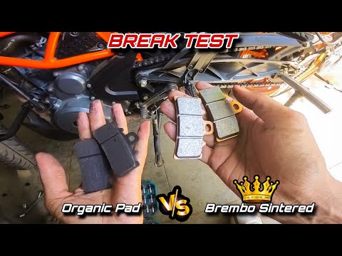 Brembo Brake Pads Installing in KTM DUKE 390 | Organic vs Sintered Brake Test!🔥