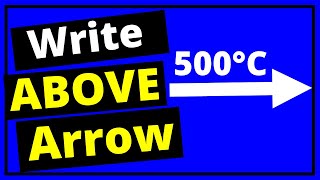 How to Write Above Arrow In Word