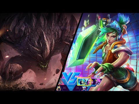 Riven vs Malphite Outplay -- League of Legends  (ง'̀-'́)ง