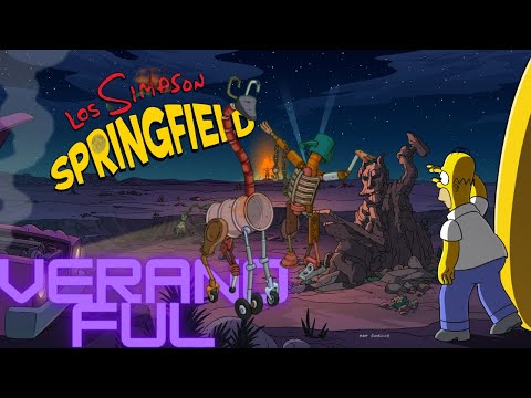 Los Simpson Springfield Lote de esculturas del desierto evento Verano