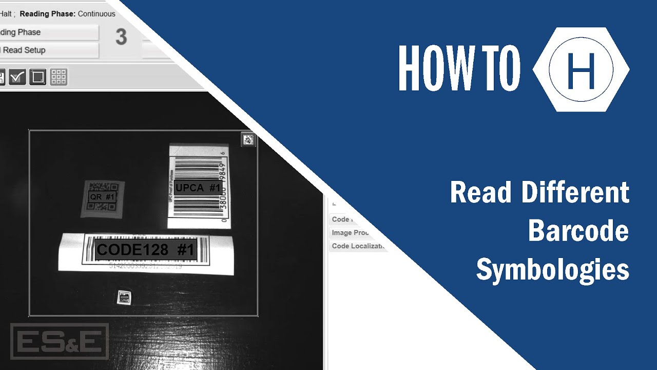 Read Different Barcode Symbologies