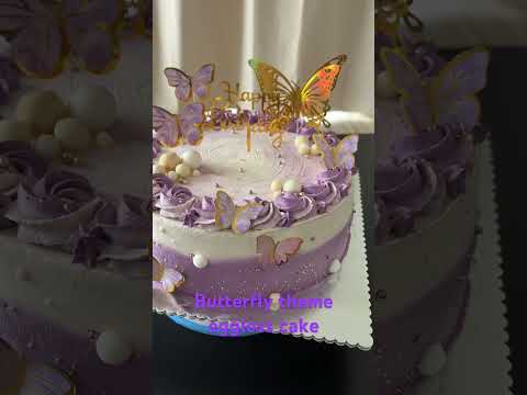 #cake #cakedesign #butterflycakes #egglesscake #taylorswift