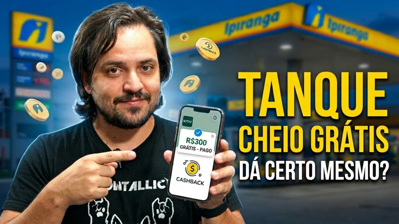 TESTAMOS O APP QUE DÁ TANQUE CHEIO NO IPIRANGA (FUNCIONOU?)