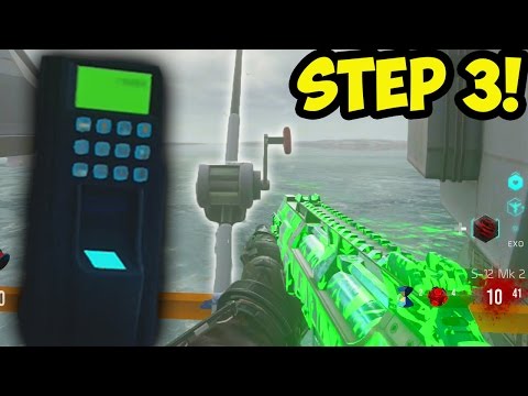 Advanced Warfare EXO ZOMBIES "CARRIER" EASTER EGG - FISHING ROD & TIMER SWITCH - STEP 3 UPDATE !