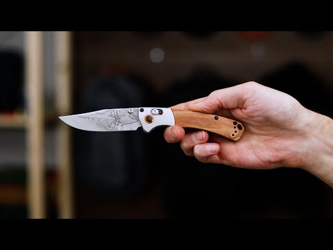 Benchmade Mini Crooked River Limited Whitetail Deer Artist Series
