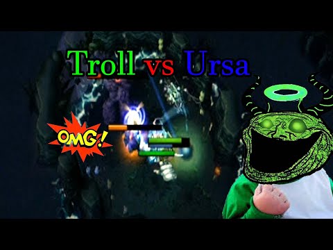 Dota 1 Troll vs Ursa Best Fighting Gameplay