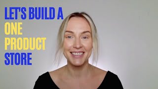 Let's Build an Ecommerce Store with Only 1 Product