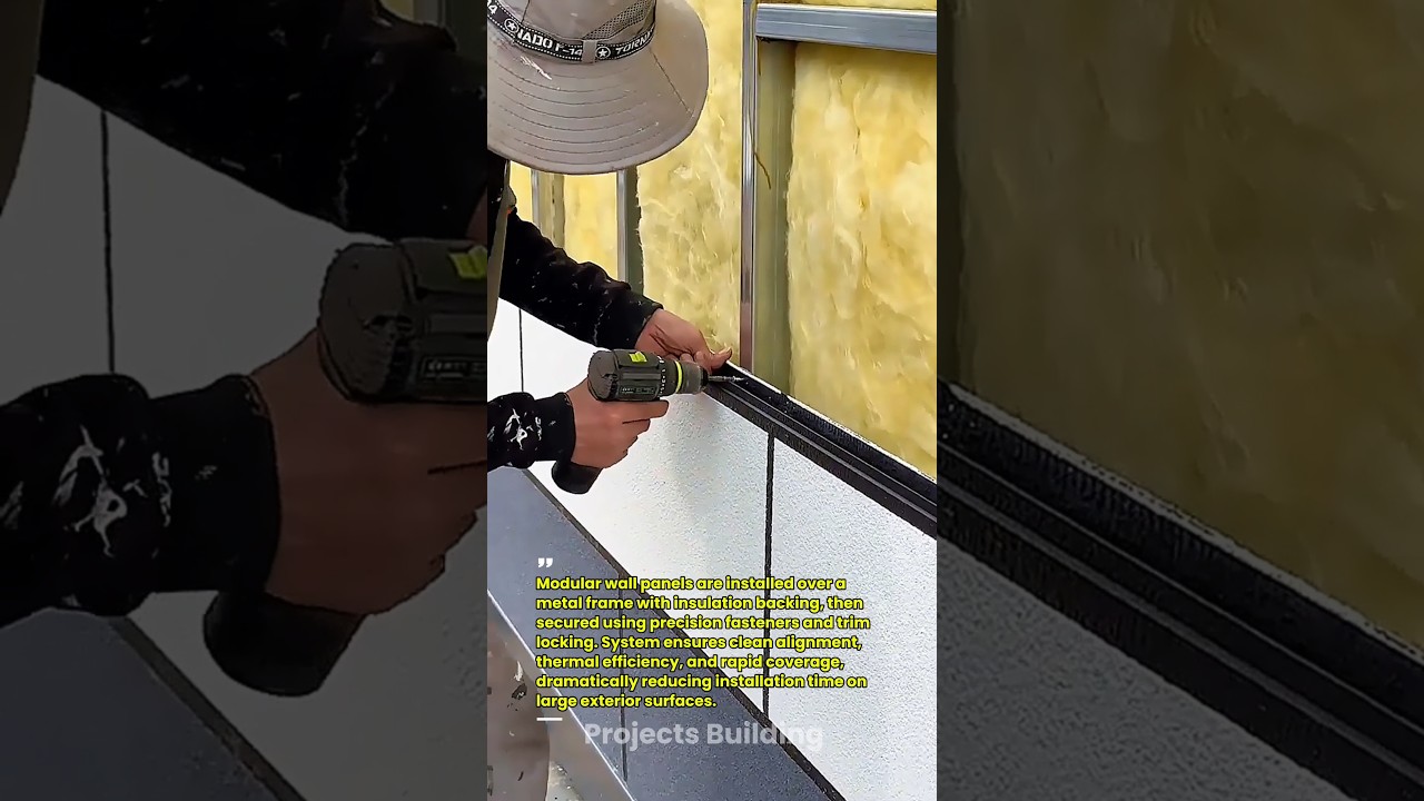 Wall Panel Installation Method That Transforms Exterior Finishing Speed